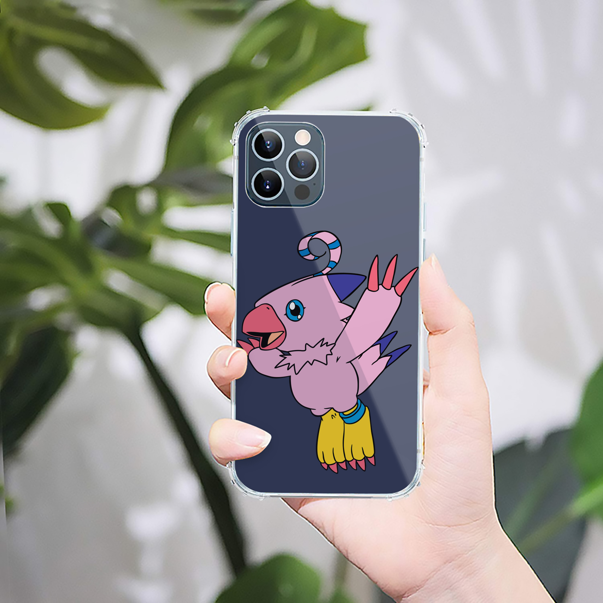 （画像用） Digimon デジタルモンスター/デジモン 【iPhone 12シリーズ対応】透明スマホケース（クリアソフトケース）